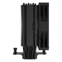 Refroidisseur d'air pour processeur COOLLEO B60S BK, dissipateur thermique à 6 caloducs, refroidissement du boîtier d'ordinateur, jeu, LGA 115X 1200 1700 1851 pour TDP250W, fluide