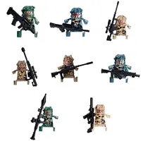 Juguetes Militares Especiales, Sets de Bloques de Construcción de Fuerzas Especiales, SWAT, Comando Fantasma, Policía, Soldados, Figuras de Acción del Ejército, Armas, Ladrillos de Juguete