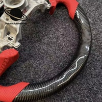 Adaptation de volant automobile en fibre de carbone avec LED pour Lexus LC300 LX570 LX600 IS LS RX LX GX450 GX460 IS250 IS300 NX GX RCF