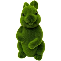 Y530Artificielle Forêt Série Plantes Vertes Mousse Figurine Ornement Animal Lapin Cerf Écureuil Champignon En Peluche Pastorale Décoration