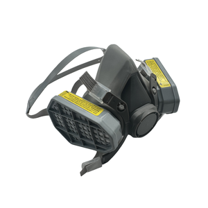 डबल फिल्टर रासायनिक गैस मास्क के साथ श्वसन आधा चेहरा सुरक्षा मास्क - Product Image 1