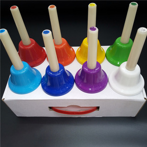 Orff Percussion Instruments 8-Inch Rainbow Touch Bell Huit Tone Press Bell pour Melody Bell Enlightenment Teaching Aids <span class=keywords><strong>Musique</strong></span> - Product Image 6