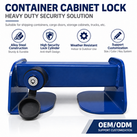 Serrure de porte de conteneur en acier allié robuste, verrou de conteneur maritime réglable pour camion et remorque, sécurité antivol