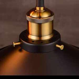 Vintage Hanging <b>Light</b> Loft Retro Chandelier E27 Base industrial style iron pendant <b>light</b> for restaurant - Product Image 4