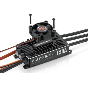 Contrôleur de vitesse électrique <span class=keywords><strong>Hobbywing</strong></span> Platinum 120A V4 en métal, sortie BEC 3-6S, emballage en boîte, vente en gros, livraison directe - Product Image 2