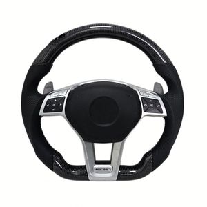 Volante Deportivo Personalizado de Fibra de Carbono y Cuero para <span class=keywords><strong>Mercedes</strong></span> <span class=keywords><strong>Benz</strong></span> W204 W205 W209 W213 S550 C300 Clase <span class=keywords><strong>C</strong></span> E <span class=keywords><strong>Amg</strong></span> E350 Gle <span class=keywords><strong>450</strong></span> - Product Image 5