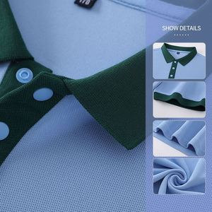 Customized Men Summer <b>Polo</b> Shirt Color Collar Casual Business Workwear <b>Polo</b> Shirts Blank Sports <b>Polo</b> Shirt with Embroidered logo - Product Image 2
