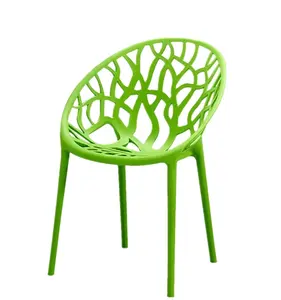 便宜的价格 Monobloc PP 椅子树风格餐椅