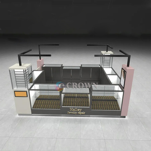 <strong>Fdesigning</strong> Cgalss Shelf Shade Display Nejewelry showcase Mall Kiosk Design Jewel Kiosk OEM - Product Image 2