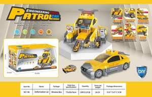 Mili Premium dos en uno deformado fuego estacionamiento almacenamiento música luz fundido a presión juego <span class=keywords><strong>de</strong></span> fuego coche conjunto niños estacionamiento juguetes plástico - Product Image 4