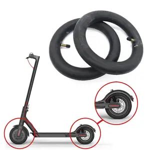 2 pezzi per valvola A tubo interno spessa 8.5*2.0 con un piede di porco di riparazione in metallo per accessori Scooter Xiaomi M365/Pro/1s/pro2