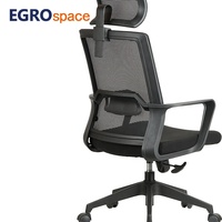 Fauteuil de Bureau EGROspace Workwell Optimal, de Direction, de Luxe, en Maille, Ergonomique, Inclinable et Pivotant