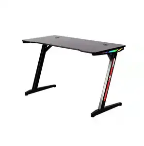 NBHY высокое качество RGB игровой стол бюро игровой компьютерный стол светодиодный игровой стол с гарнитурой и вешалка для чашек