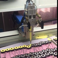 Robot de distribution de colle époxy automatique de précision CCD à double station avancé avec vision