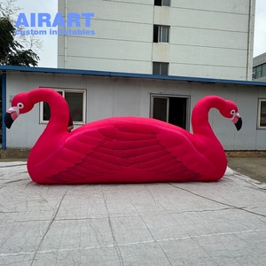 <span class=keywords><strong>Ballon</strong></span> gonflable flamant rose pour scène de DJ, <span class=keywords><strong>ballon</strong></span> publicitaire décoratif en forme de flamant rose de dessin animé. - Product Image 1