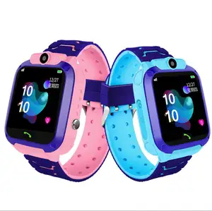 Q12 ילדים חכם שעון SOS Antil-אבוד Smartwatch תינוק 2G SIM כרטיס שעון שיחת מיקום Tracker שעון