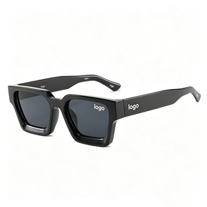 Coolfang <span class=keywords><strong>2022</strong></span> Nouvelles Lunettes de Soleil Carrées à Monture Large et Épaisse Style Européen et Américain Protection UV400 Unisexe Tendance Adulte Multi-usages - Product Image 1