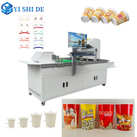 Imprimante jet d'encre pour gobelets à café, machine d'impression numérique pour gobelets en papier, imprimante simple passage pour gobelets à café, prix usine chinois