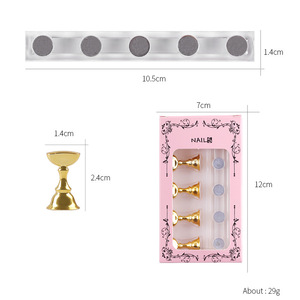 Yeni tip tasarım tırnak özel uygulama standı akrilik taban alaşım kristal tırnak sanat parlatma ekran standı moda tırnak sanat aracı - Product Image 4
