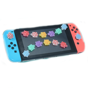 Couvercle de bouton de capuchon de joystick en silicone pour contrôleur de jeu de console Nintendo Switch /Lite/OLED capuchon de joystick Little Turtle lumineux - Product Image 2