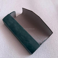 Étui à lunettes rigide en cuir PU léger et élégant M&Y avec logo personnalisé, boîte de rangement rétro pour lunettes, antichoc, 6 pouces+