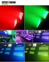 Projecteur LED City Color 120x10W RGBW IP65 Étanche pour Extérieur, Éclairage Architectural Mural