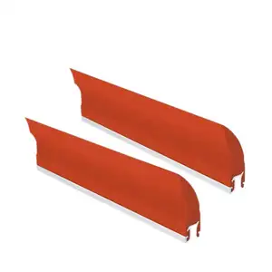 Custom Abrasion resistant polyurethane conveyor belt scraper blade for cleaning rubber conveyor belt