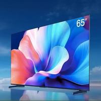 TV Pintar Android Murah Baru 65/100 Inci Layar Lengkung LED 4K Smart TV dengan Refresh Rate 120Hz Kabinet Hitam DLNA TV Dapur
