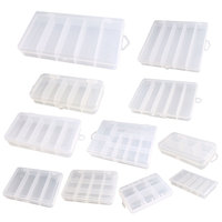 Palmer portable boîte de matériel de pêche mallette de rangement en plastique transparent boîte de leurre pour gabarit leurre cuillère appât crochet accessoires boîte de rangement