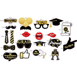 20 Accesorios Divertidos para Fotomatón <span class=keywords><strong>de</strong></span> Graduación 2026, Artículos para Fiestas <span class=keywords><strong>de</strong></span> Graduación Universitaria - Product Image 5