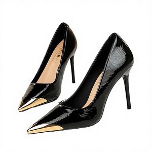 Zapatos de Tacón Alto para Mujer, Modelo 2026, de PU con Punta Abierta, Tacones Finos de 9.5 cm, Antideslizantes, Impermeables, Ligeros, Estilo Formal, para Verano e Invierno - Product Image 2