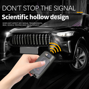 真皮合金汽车遥控钥匙箱盖保护外壳，适用于福田屯兰Auman TOANO SAUVANA 2 <span class=keywords><strong>3</strong></span>按钮钥匙扣配件 - Product Image 4