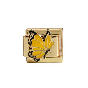 Bracelet modulaire avec breloques papillon dorées, bijoux détachables à faire soi-même, cadeau unisexe - Product Image 3
