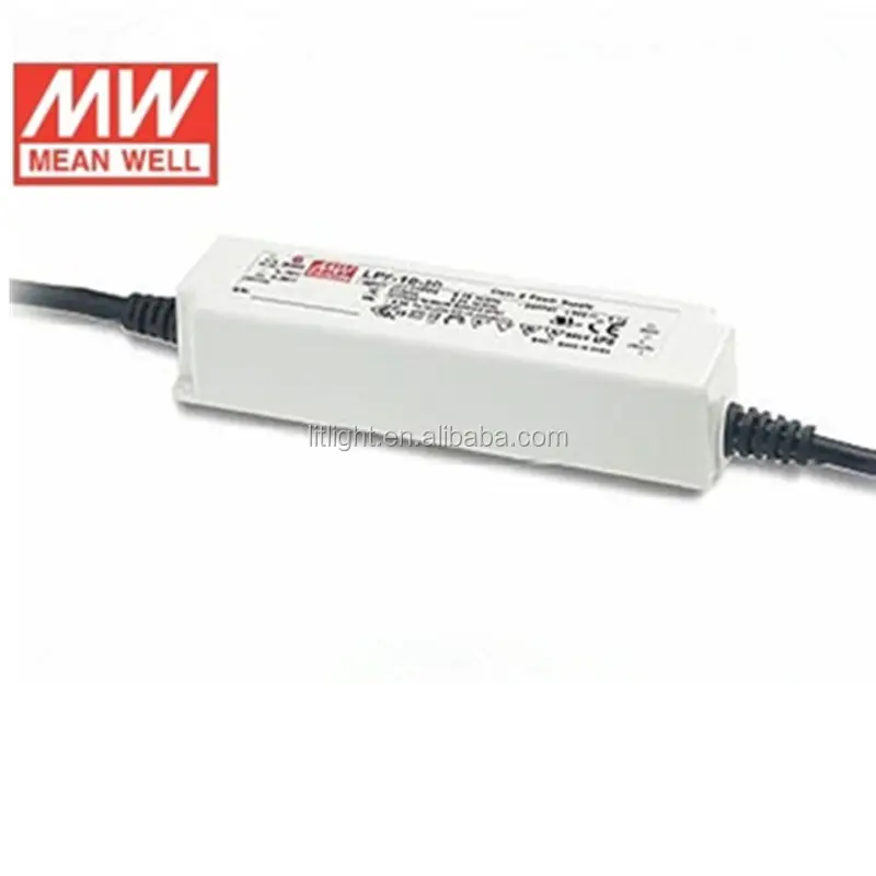MeanWell waterproof switch power supply LPF-16D series 12V 24V 30V 36V 48V 54V DC 16W IP65 IP67 LED Driver LPF-16D-36 source