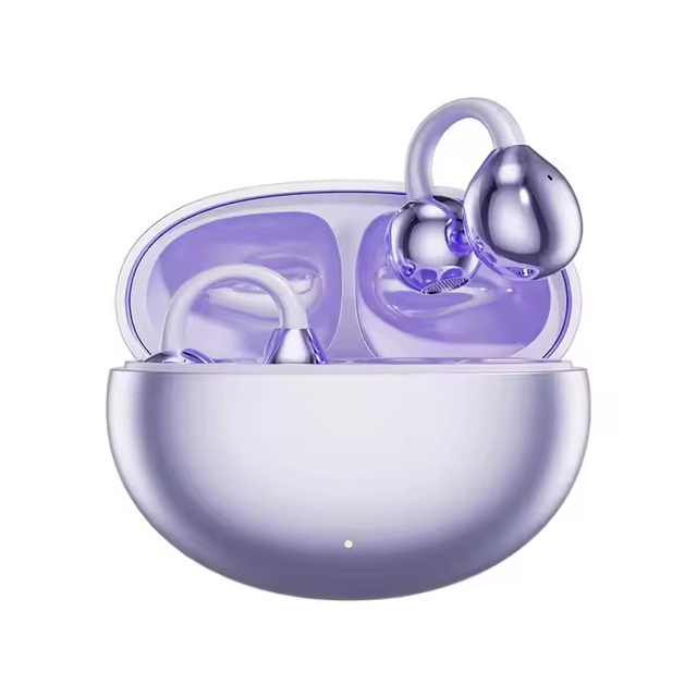 Smart Real-Time AI Translation Ear Clip Headset M91 Non-Ear Open OWS Wireless Headphones LED Battery Digital Display Type-C