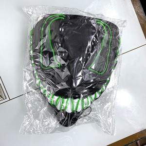 หน้ากากฮาโลวีน14สีเรืองแสงสำหรับงานปาร์ตี้หน้ากาก LED เต็มหน้าแบบน่ากลัวสนุก - Product Image 4