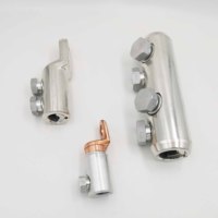 Connecteur de câble terminal en aluminium étamé anti-huile pour transformateurs avec cosses à boulons de cisaillement mécanique