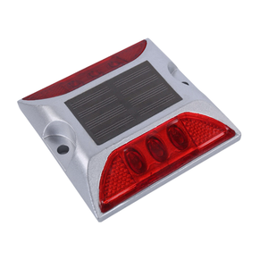 Дорожный светоотражатель (катаи) для разметки дорог, пластиковый, алюминиевый, с солнечной батареей, светодиодный, высокой интенсивности, призматический - Product Image 5