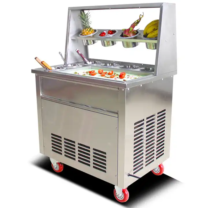 Fried/Rolled Ice Cream Machine Technology