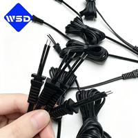 Câble Pigtail OEM Personnalisé à Angle Droit avec Prise DC 5.0x1.95mm, UL2468 24AWG VW-1 300V, à Extrémité Libre, pour Adaptateur Secteur