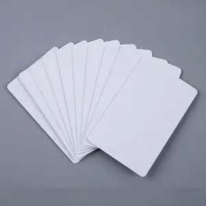 Printable NFC Business Cards NTAG215 Rewritable RFID Blank White Card