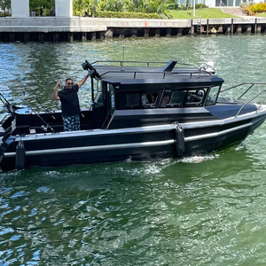 Bateau <span class=keywords><strong>de</strong></span> pêche offshore en aluminium Gospel Luxury 7,5 m (25 pieds) avec <span class=keywords><strong>moteur</strong></span> hors-bord et <span class=keywords><strong>remorque</strong></span> - Product Image 4