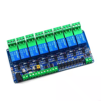 Module relais Modbus RTU 8 canaux 12V avec sortie d'entrée RS485 pour automatisation industrielle et systèmes domestiques