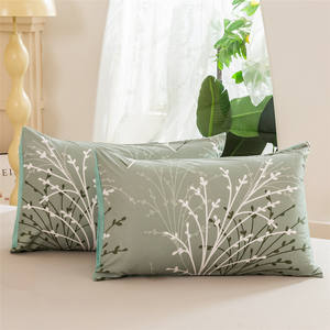 Commercio all'ingrosso 1800 filo di lusso egiziano microfibra lenzuolo stampato floreale Super morbido profondo tasca 4 pezzi Home Hotel - Product Image 2