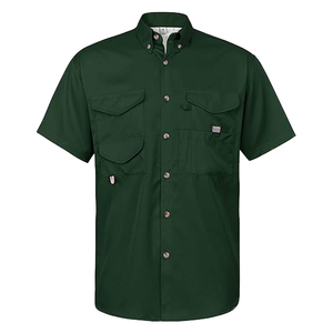 เสื้อเชิ้ตตกปลาคอปกพับได้ ราคาส่งถูก สวมใส่สบาย แขนสั้น ดีไซน์หรูหรา - Product Image 4