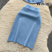 Ensemble deux pièces décontracté en tricot pour femmes WINDAY, fabricants de vêtements pour femmes, ensembles deux pièces personnalisés pour femmes, ensemble de survêtement pour femmes en vente