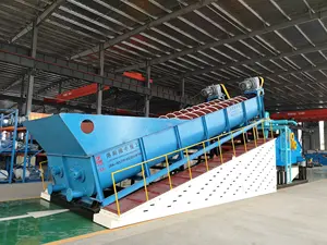 Sand Washing Machine Manufacturer High Efficient Silica Sand Separation Equiment Screw Sand Washing And Recycling Machine With Vibration Screen