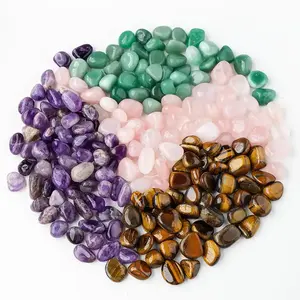 2-3cm Natural Gemstone Crystals Healing Stones Rose Quartz Multiple Materials Natural Tumble Stone