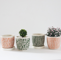 Pots de plantes d'intérieur et d'extérieur personnalisés moule pour pot de fleurs en céramique supporté avec logo personnalisé