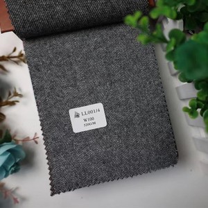 FLLL001 vente en gros 520gsm Plaid 100% <span class=keywords><strong>laine</strong></span> mérinos <span class=keywords><strong>tissu</strong></span> cachemire <span class=keywords><strong>pure</strong></span> <span class=keywords><strong>laine</strong></span> <span class=keywords><strong>tissu</strong></span> femmes sweat ensemble costumes manteau <span class=keywords><strong>tissu</strong></span> - Product Image 5